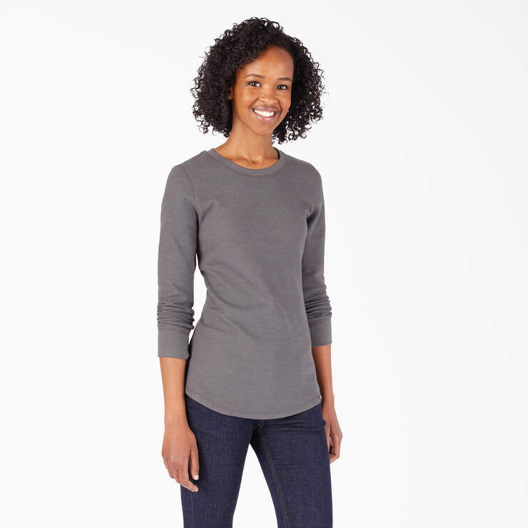 Women’s Long Sleeve Thermal Shirt - Graphite Gray (GAD) image number 1