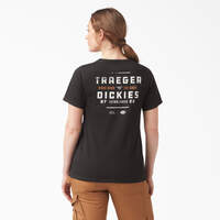 Traeger x Dickies Women's Pocket T-Shirt - Black (KBK)