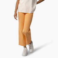 Women's Regular Fit Duck Pants - Stonewashed Papaya Smoothie (SPS)