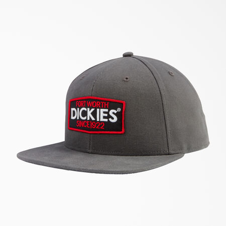 Logo Patch Flat Bill Cap - Slate Gray &#40;SL&#41;