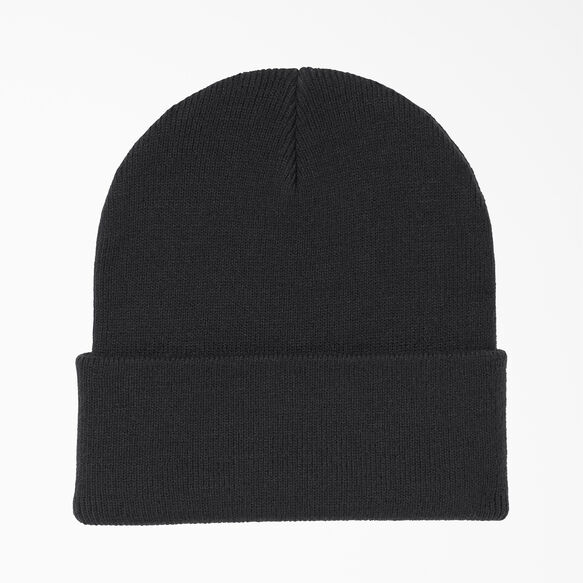 Cuffed Knit Beanie - Black &#40;ZBK&#41;