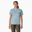 Women&#39;s Heavyweight Workwear Graphic T-Shirt - Dockside Blue &#40;DU1&#41;