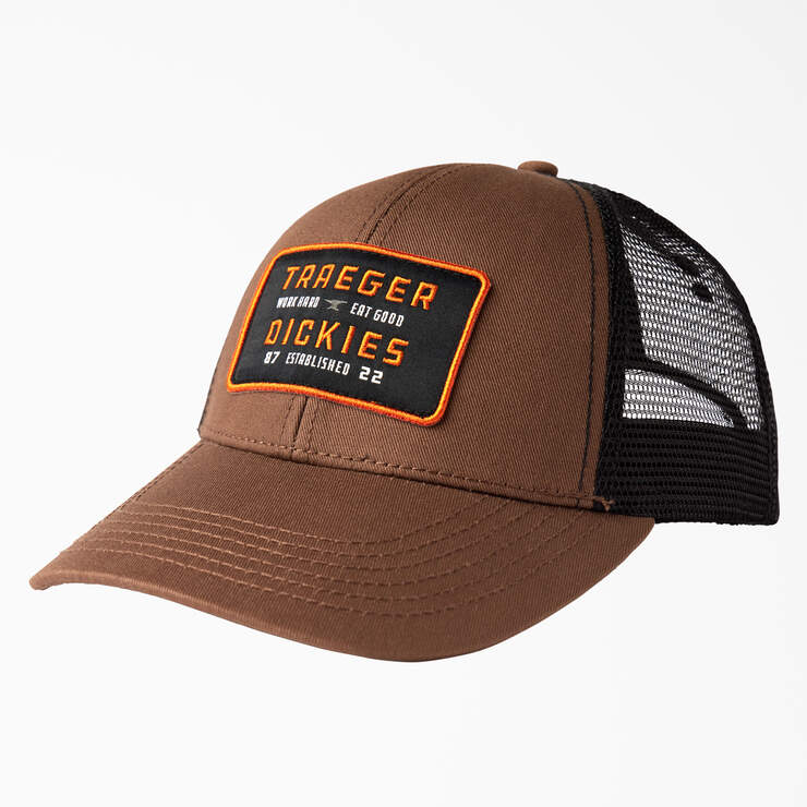 Traeger x Dickies Trucker Hat - Brown Duck (BD) image number 1