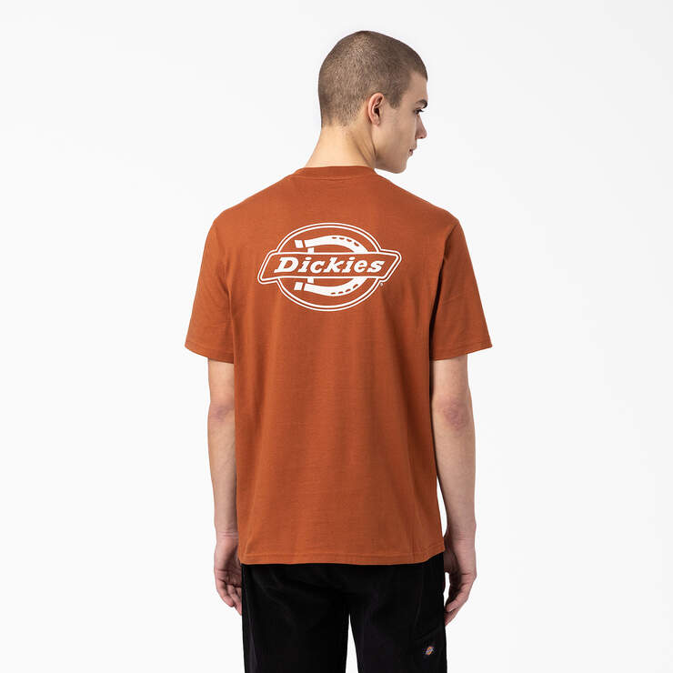 Back Logo Graphic T-Shirt - Gingerbread Brown (IE) image number 1