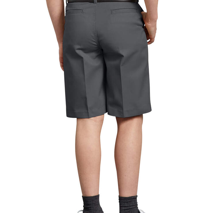 Boys' FlexWaist® Flat Front Shorts, 4-7 - Charcoal Gray (CH) image number 2