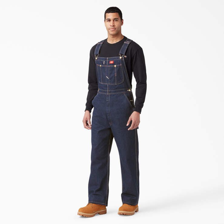 Classic Bib Overalls - Rinsed Indigo Blue (RNB) image number 1