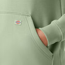 Women&#39;s Heavyweight Logo Sleeve Pullover - Celadon Green &#40;C2G&#41;