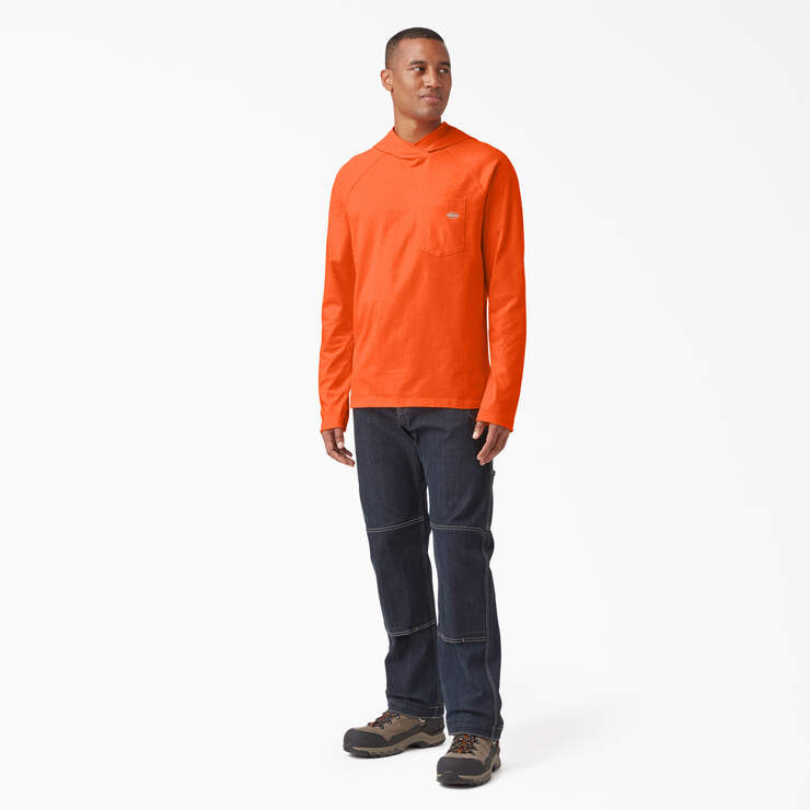 Cooling Performance Sun Shirt - Bright Orange (BOD) image number 4