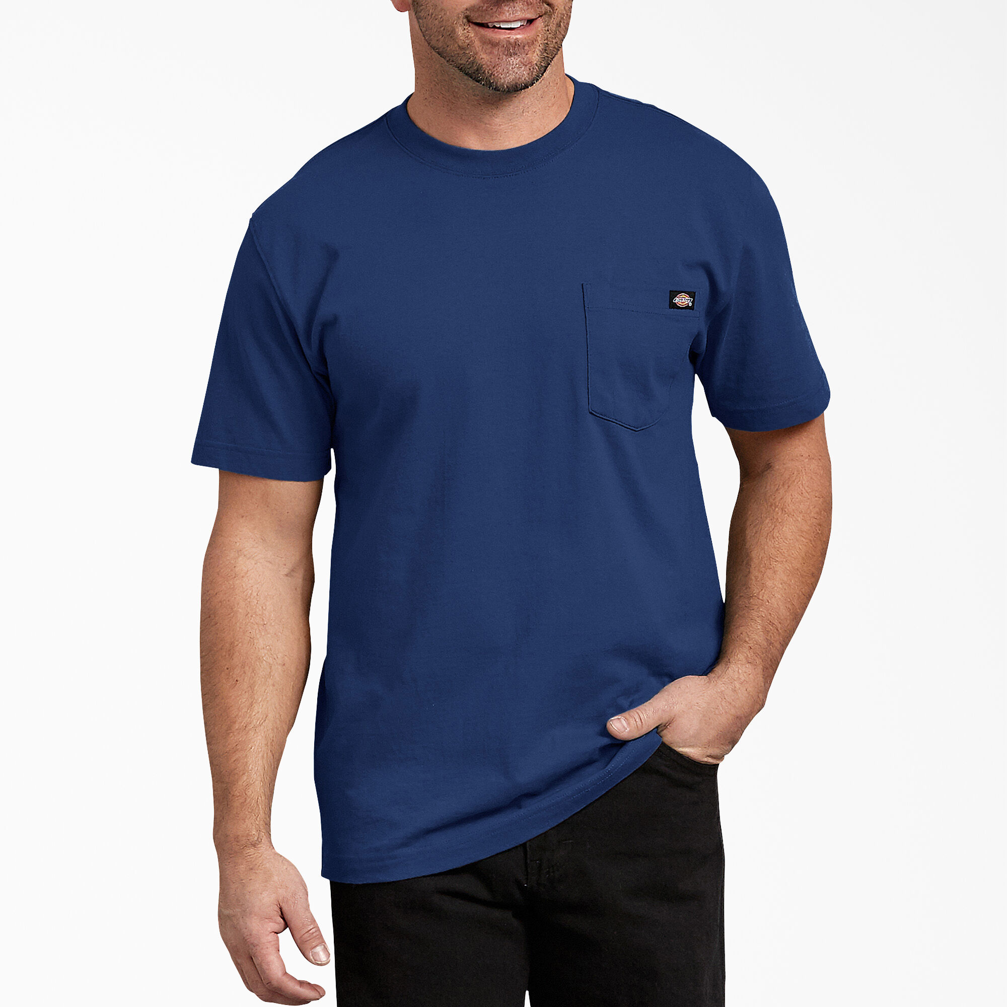 Deep blue shirt