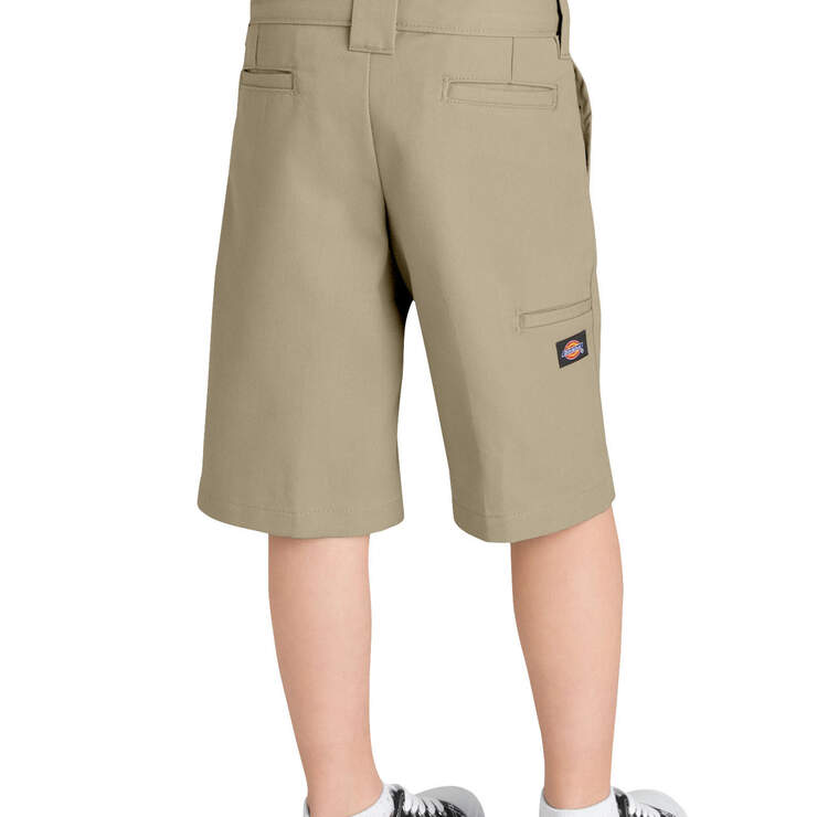 Boys' Relaxed Fit Shorts with Extra Pocket, 4-7 - Desert Sand (DS) image number 2