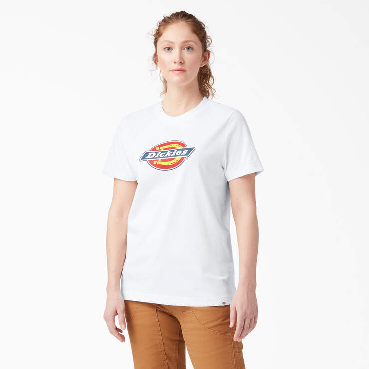 Women's Heavyweight Logo T-Shirt - White (WH) image number 1
