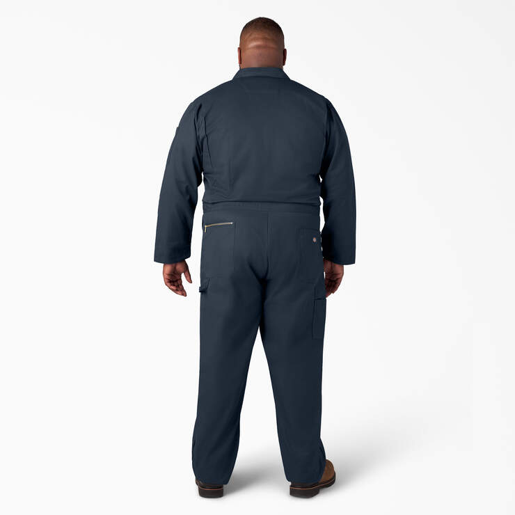 Deluxe Blended Long Sleeve Coveralls - Dark Navy (DN) image number 5