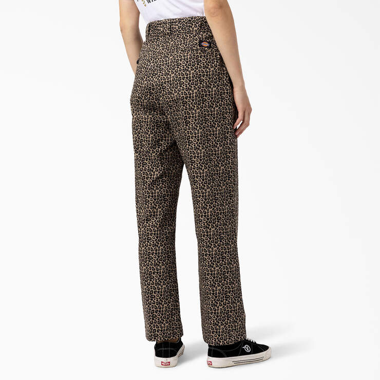 Women's Silver Firs Cropped Pants - Leopard Print (LPT) image number 2