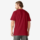 Heavyweight Short Sleeve Pocket T-Shirt - English Red &#40;ER&#41;