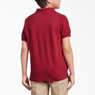Kids&#39; Piqu&eacute; Short Sleeve Polo, 4-20 - English Red &#40;ER&#41;