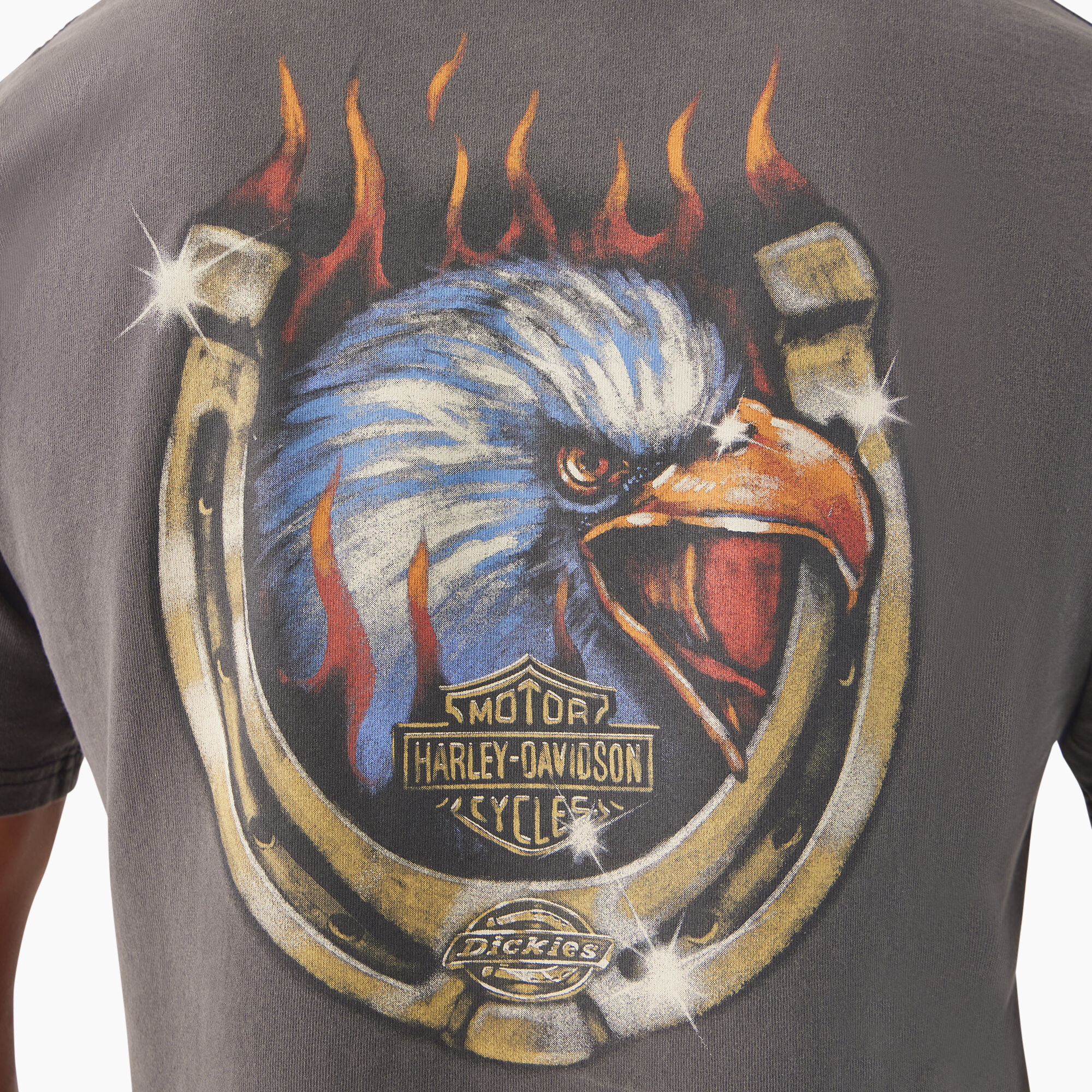 Dickies x Harley-Davidson Heavyweight Flaming Eagle Tee