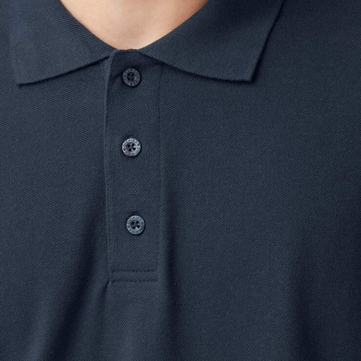 Adult Size Piqué Short Sleeve Polo - Dark Navy (DN) image number 5