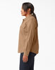 Women&rsquo;s Plus Long Sleeve Roll-Tab Work Shirt - Nutmeg Yarn Dye &#40;NSD&#41;