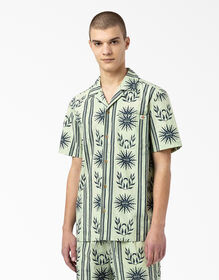 Kelso Summer Pattern Short Sleeve Shirt - Celadon Green &#40;C2G&#41;