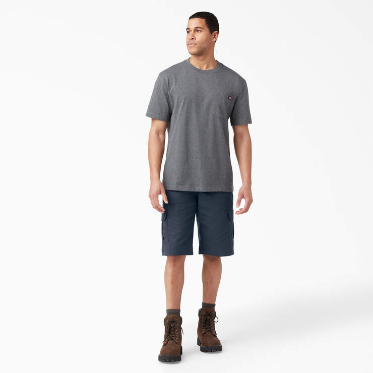 FLEX Relaxed Fit Cargo Shorts, 13" - Dark Navy (DN) image number 4