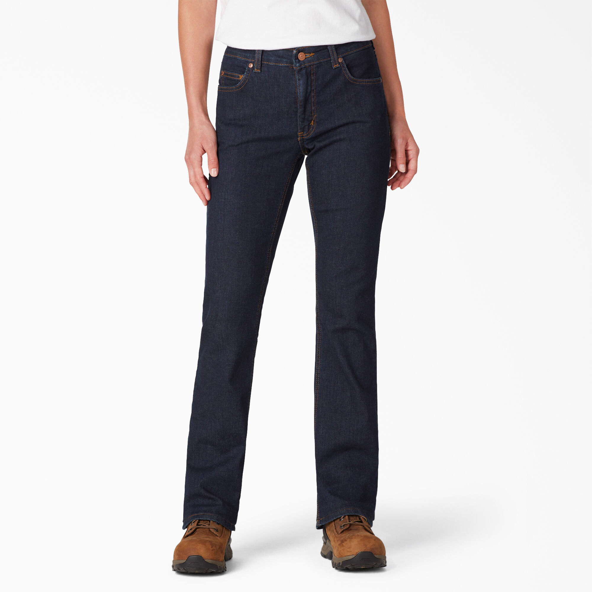 Women s Perfect Shape Bootcut Stretch Denim Jeans Dickies Dickies US