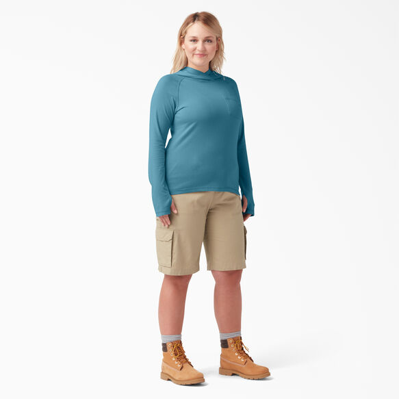 Women&#39;s Plus Cooling Performance Sun Shirt - Deep Sky &#40;ESD&#41;