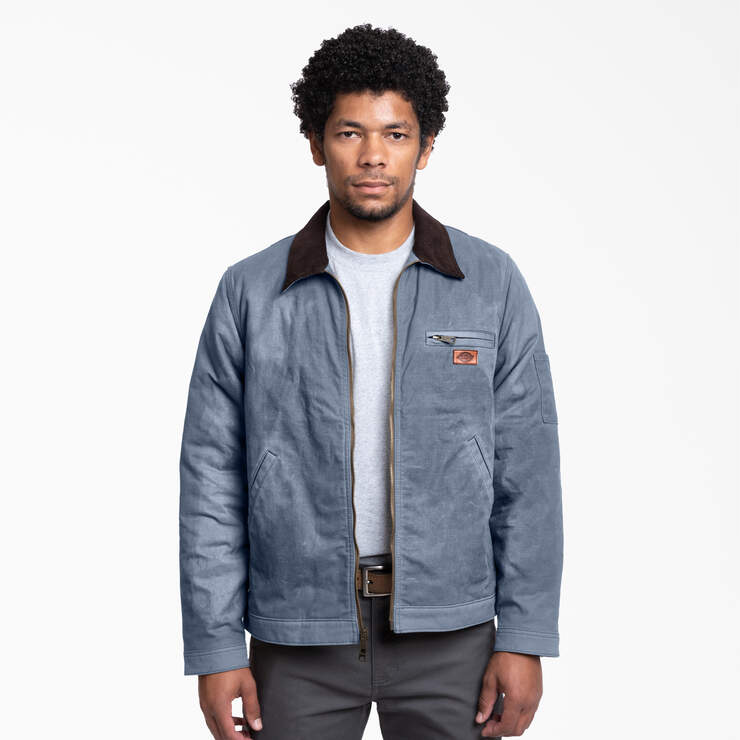Fully Waxed Canvas Eisenhower Jacket - Charcoal Gray (CH) image number 1