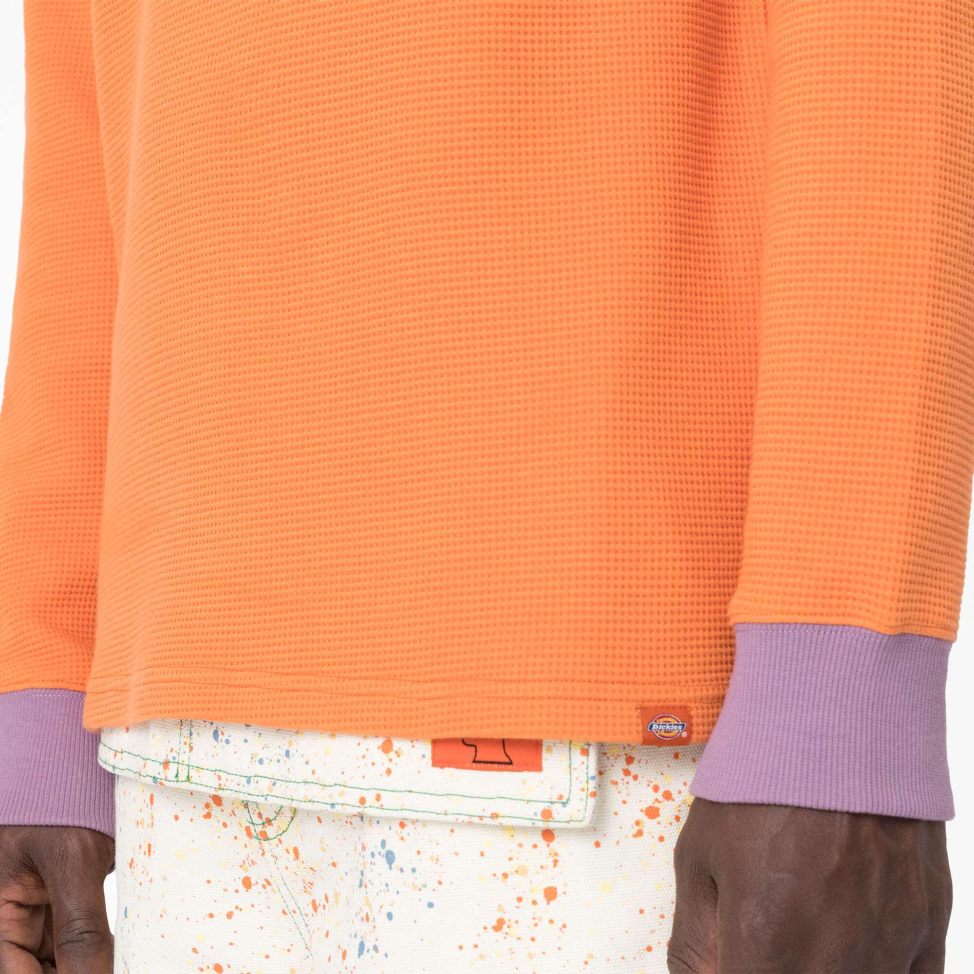 Brain Dead Embroidered Waffle Knit Sweater