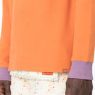 Brain Dead Embroidered Waffle Knit Sweater - Burnt Orange &#40;TO1&#41;