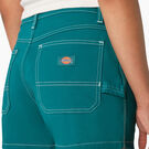 Women&#39;s High Waisted Carpenter Shorts, 3&quot; - Deep Lake &#40;DL2&#41;