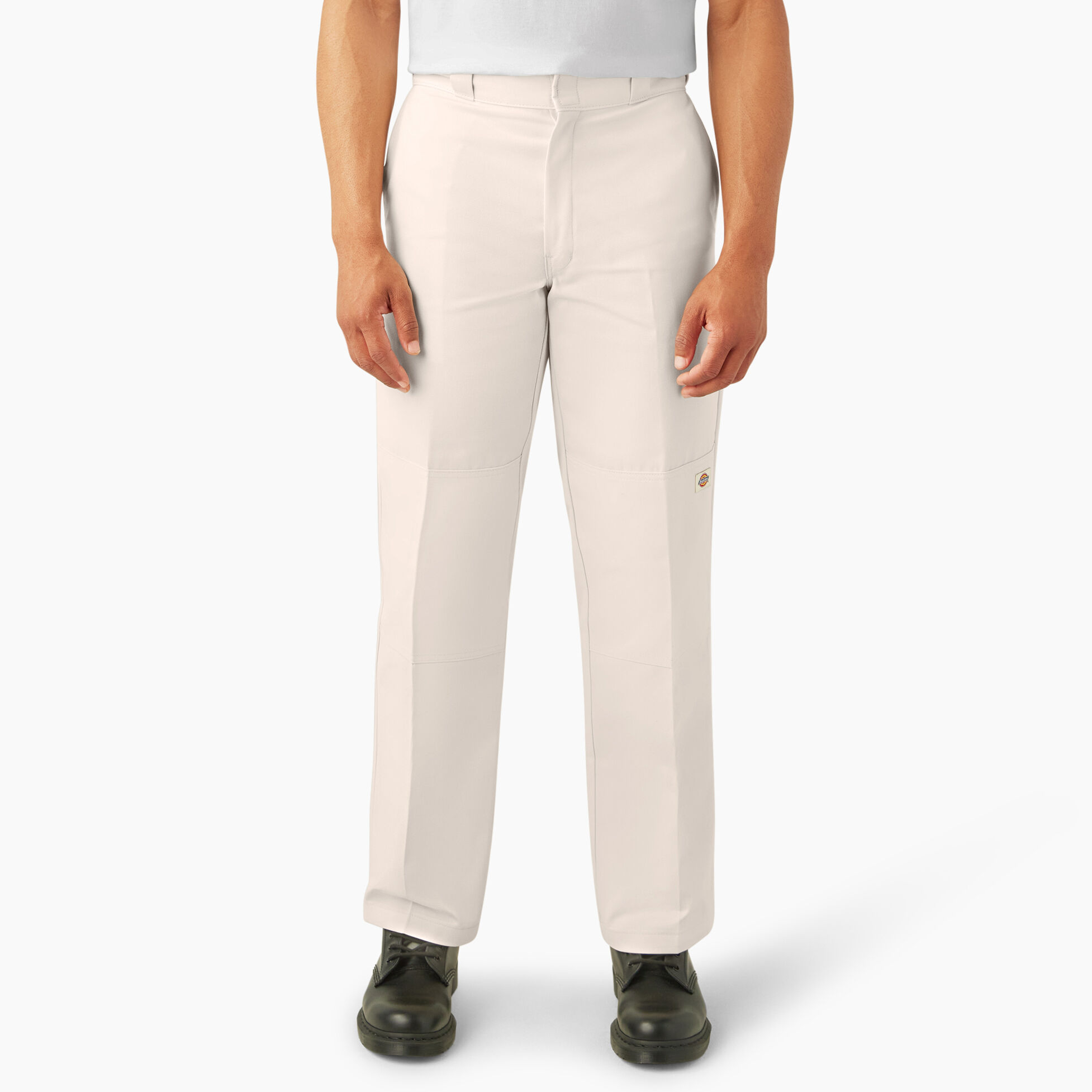 シモンズグランドセール & Knee Double Men's Double US Dickies | White - Pants Front パンツ