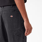 Stonewashed Duck Carpenter Shorts, 11&quot; - Stonewashed Black &#40;SBK&#41;