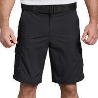 Tactical 10" Relaxed Fit Stretch Ripstop Cargo Shorts - Black (BK)