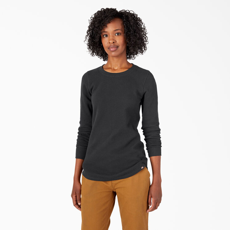 Women&rsquo;s Long Sleeve Thermal Shirt - Black &#40;KBK&#41;