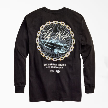 Estevan Oriol x Dickies LA Nights Long Sleeve T-Shirt - Black &#40;BK&#41;