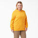 Women&#39;s Plus Heavyweight Logo Sleeve Fleece Pullover - Radiant Yellow &#40;R2Y&#41;