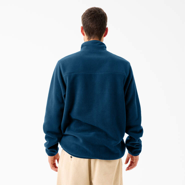 Tom Knox Quarter Zip Fleece - Deep Blue (EL) image number 2