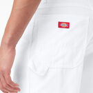 Relaxed Fit Utility Painter&#39;s Shorts, 13&quot; - White &#40;WH&#41;