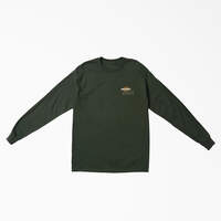 Heritage Workwear Long Sleeve Graphic T-Shirt - Forest Green (FT)