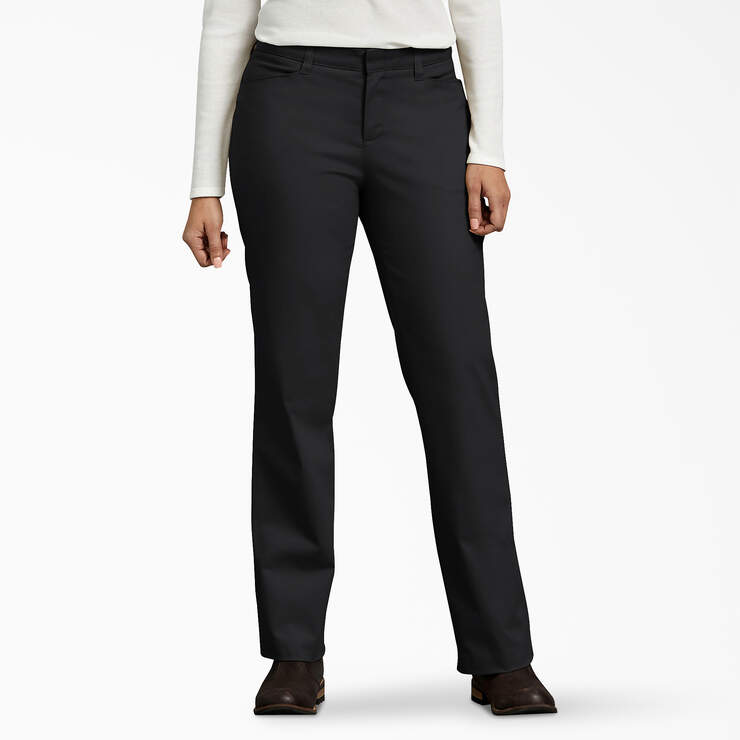 Women's Curvy Fit Pants - Black (BK) image number 1