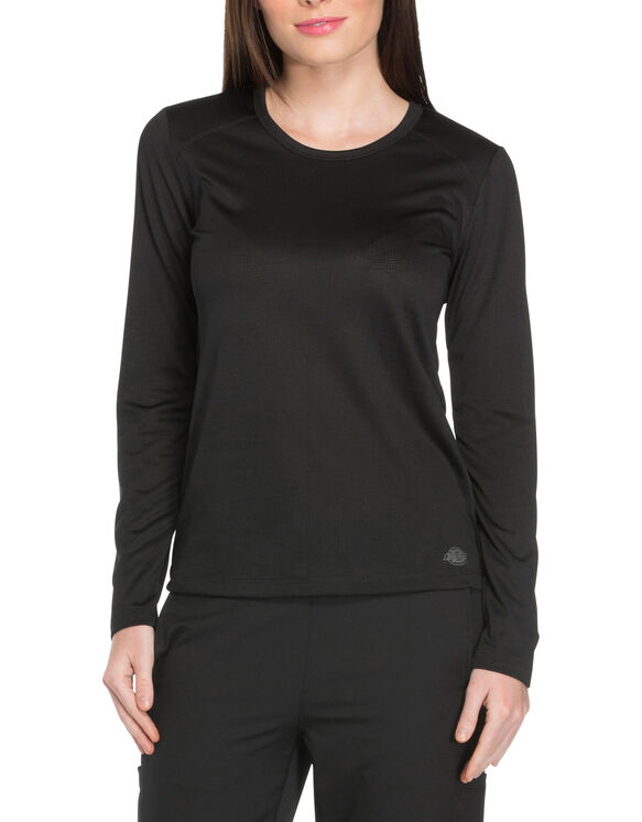 Knit Long Sleeve Underscrub T Shirt Womens Scrubs Dickies