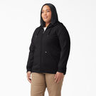 Women&#39;s Plus Heavyweight Full-Zip Hoodie - Black &#40;KBK&#41;