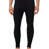 Men's Heavyweight Long Johns Thermal Underwear Bottom - Black (BK)