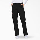 Women&#39;s EDS Signature Tapered Leg Cargo Scrub Pants - Black &#40;BLK&#41;