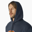 Water Repellent Tri-Color Logo Hoodie - Airforce Blue &#40;AF&#41;