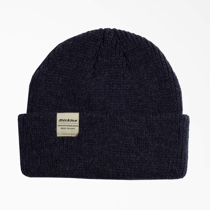 Thick Knit Beanie - Heather Navy (HN) image number 1