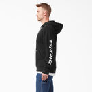 Water Repellent Sleeve Logo Hoodie - Black &#40;KBK&#41;