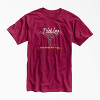 Steer Graphic T-Shirt - Burgundy (BY)