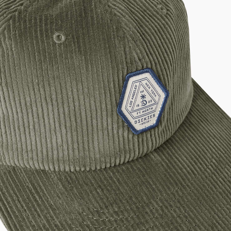 Low Pro Corduroy Cap - Moss Green (MS) image number 3