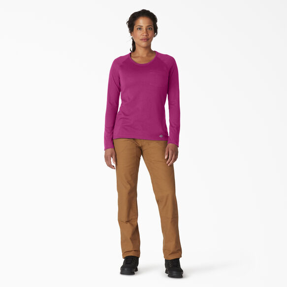Women&#39;s Cooling Long Sleeve T-Shirt - Festival Fuchsia &#40;F2F&#41;